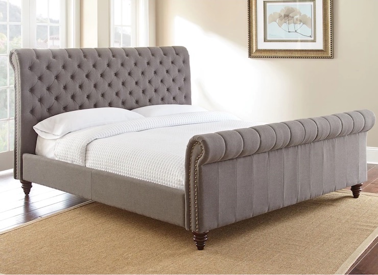 sleigh bed frame