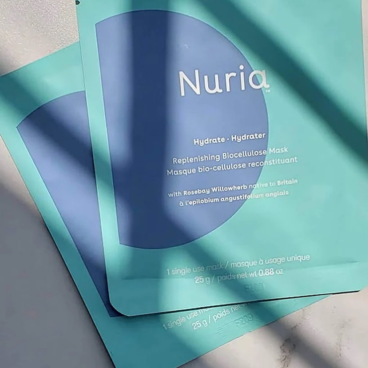 Nuria Replenishing Biocellulose Mask - earth day gift guide