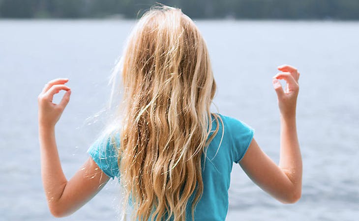 image of young girl at summer camp