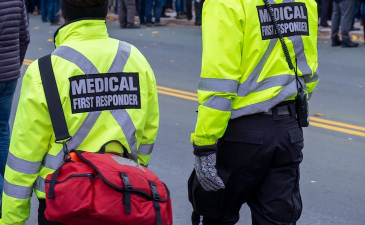 image of medical first responders jacket