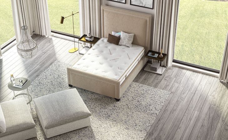 best mattress for cool sleeping - saatva latex hybrid