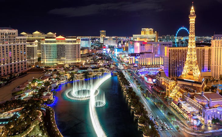 las vegas, one of the cities that sleeps the least
