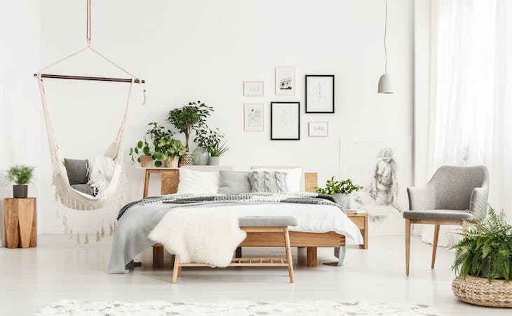 boho style bedroom design