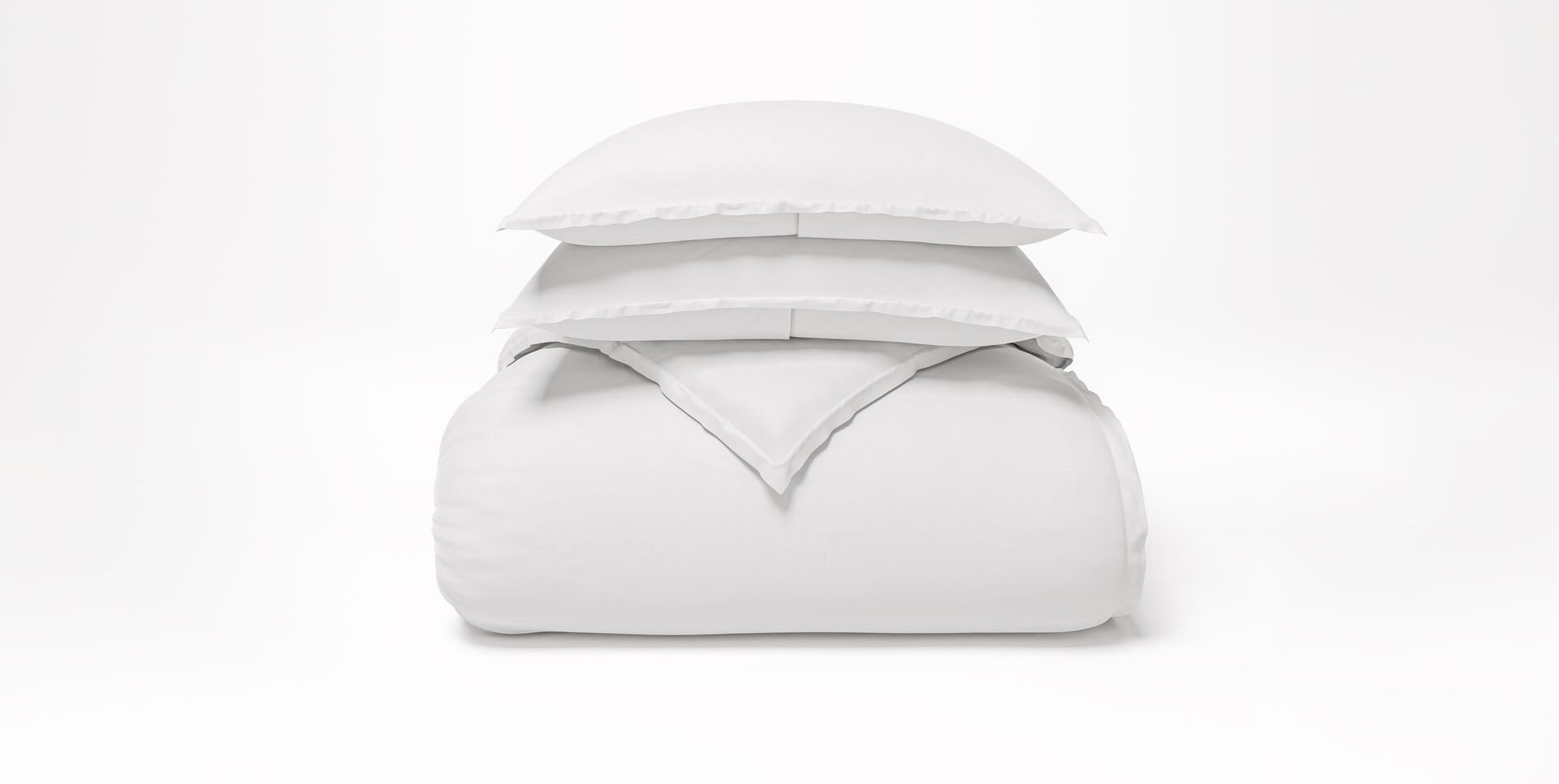 Saatva Organic Percale Duvet Cover Set