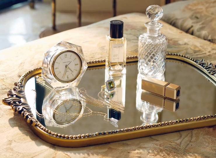 Anthropologie Gleaming Primrose Vanity Tray