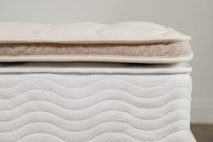saatva organic quilted mattress topper