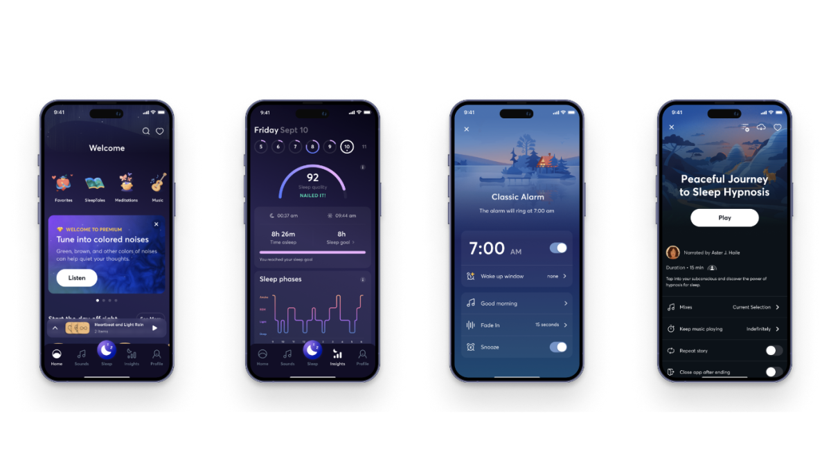 bettersleep app screenshots