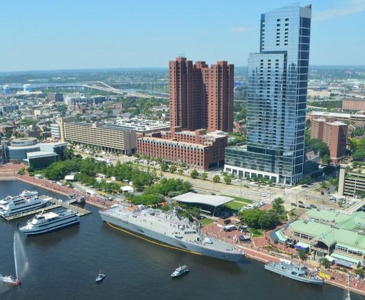 top of the world observation level - baltimore