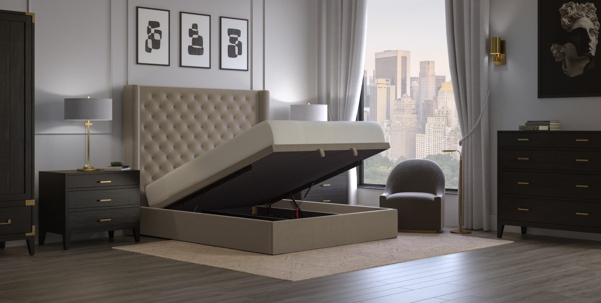 saatva amalfi storage bed