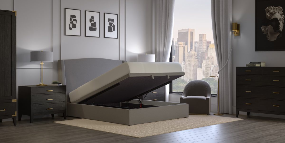 saatva minori storage bed