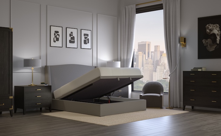 saatva minori storage bed