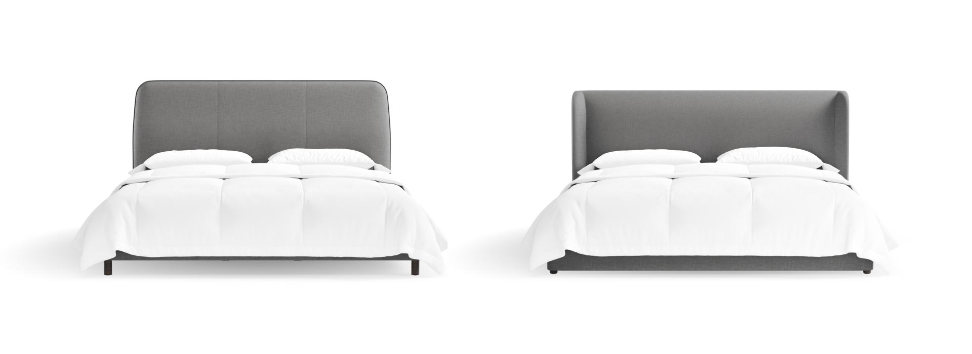 Saatva Introduces New Upholstered Bed Frames Serra and Basel