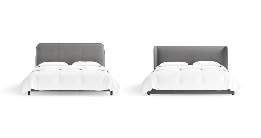 Saatva Introduces New Upholstered Bed Frames Serra and Basel