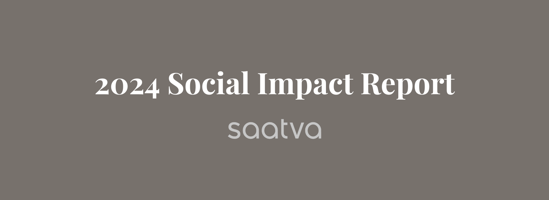 Saatva 2024 Social Impact Report Hero