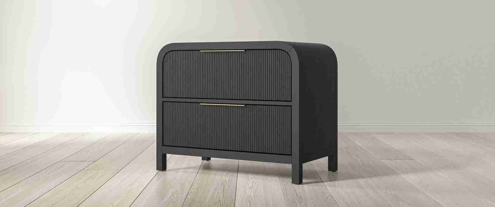 Studio Nightstands Arden 32 Black Oak Angle e1742328209833