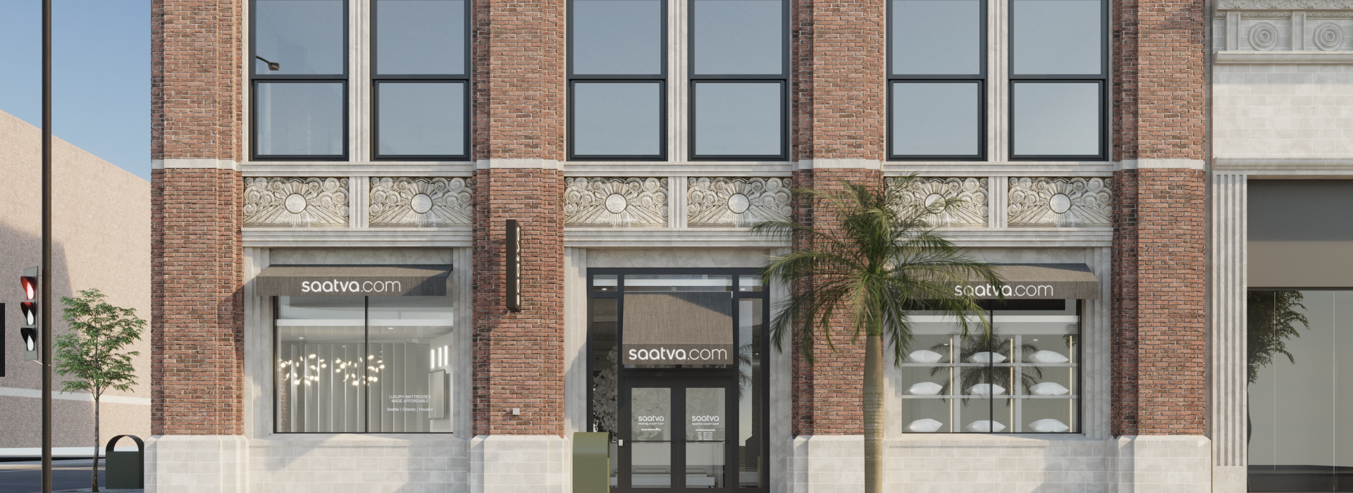 Saatva Pasadena view v K