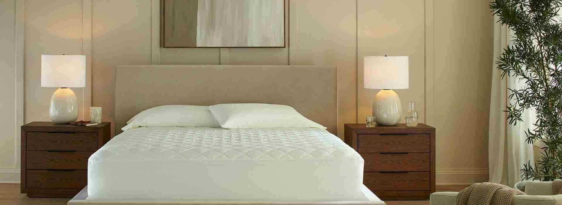 organic mattress pad lifestyle1 3 2