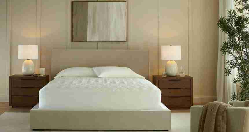 organic mattress pad lifestyle1 3 2