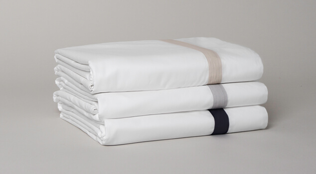Banded Percale Sheet Set