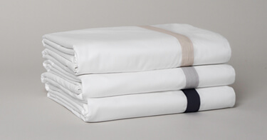 Banded Percale Sheet Set