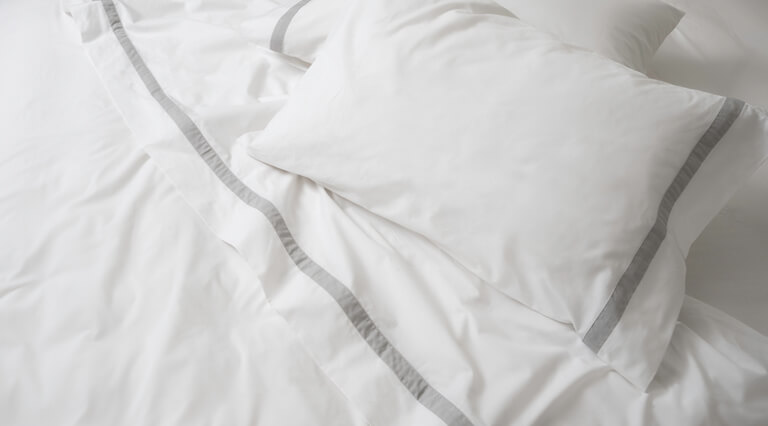 Banded Percale Sheet Set