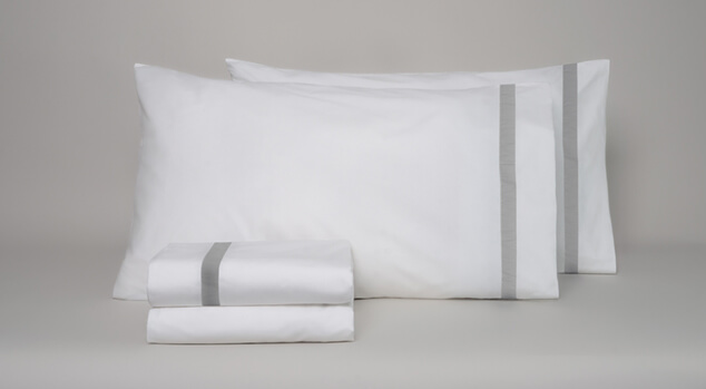 Banded Percale Sheet Set