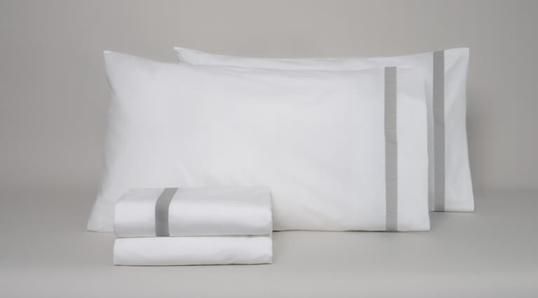 Banded Percale Sheet Set