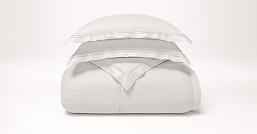 Embroidered Sateen Duvet Cover Set