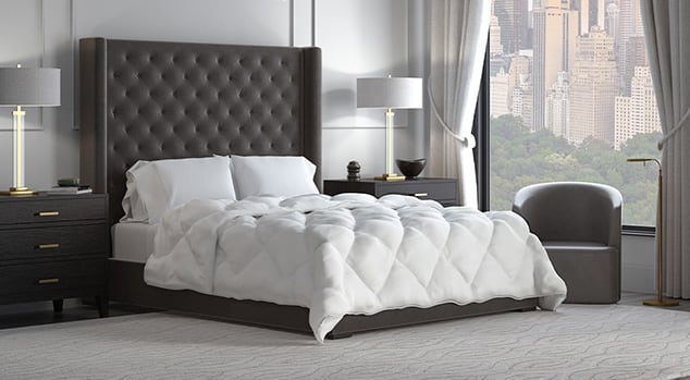 Heavyweight Down Alternative Comforter Angle
