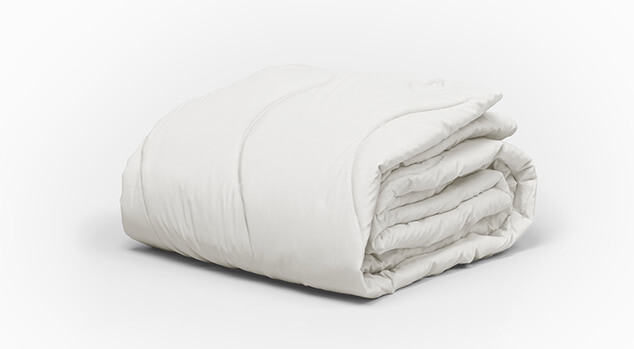 Lightweight Down Alternative Comforter Stacked