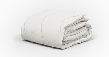 Lightweight Down Alternative Comforter Stacked