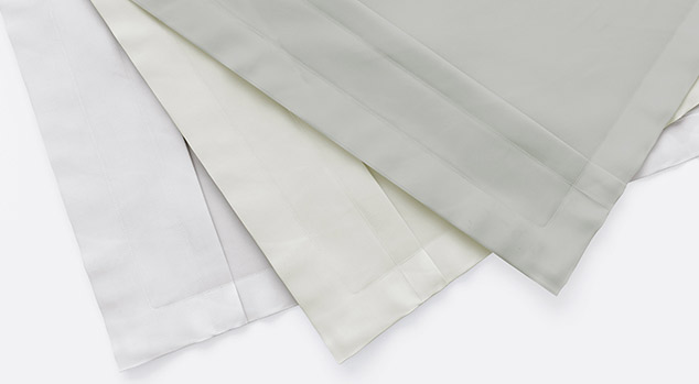 Organic Percale Duvet Cover Set Detail View