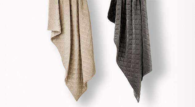 Weighted Blankets Hanging.